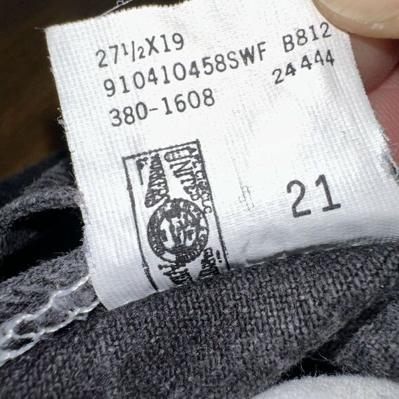 Vintage Lee Rider Silver‎ Tag/leather Patch, Black Skirt,made In USA. (SO26) - Picture 8 of 9